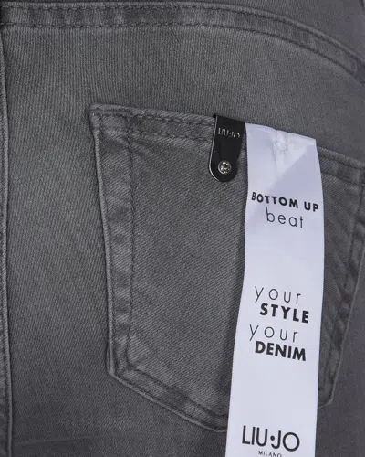 Liu •jo Jeans Flare A Vita Alta Grigio In Blue