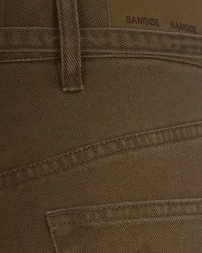 Samsoe & Samsoe Pantalone Saharper 15803 Washed Otter In Neutral