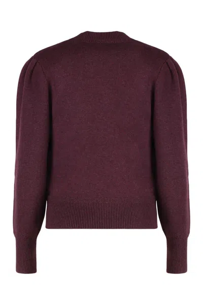 Isabel Marant Étoile Kelaya Cotton-wool Blend Sweater In Brown