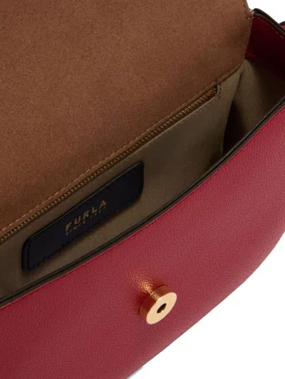 Furla Moonlight Cross Body Bag In Red