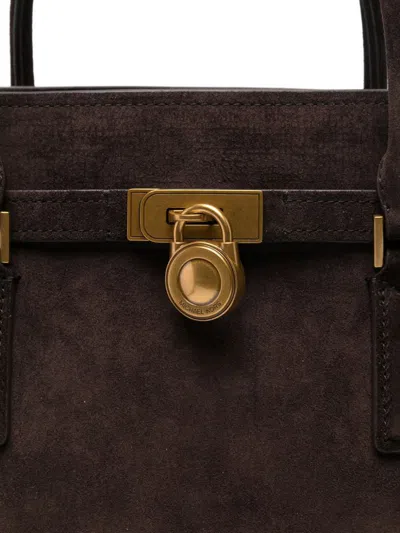 Michael Kors Fringed Tote Bag In Brown
