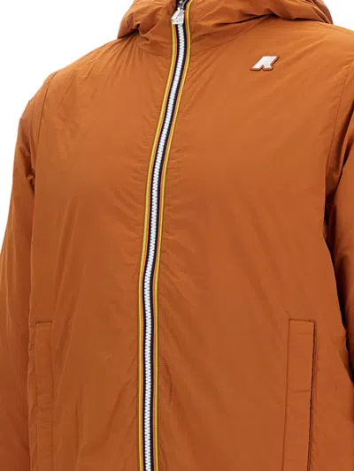 K-way Jack Bomber Jacket In Orange