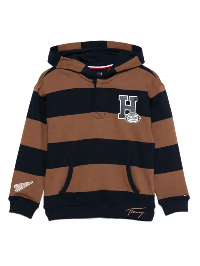 Tommy Hilfiger Junior Striped Hoodie In Multi