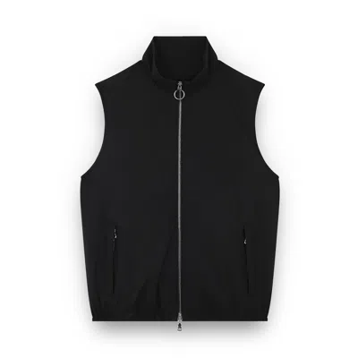 Paul & Shark Typhoon Padded Gilet In Black