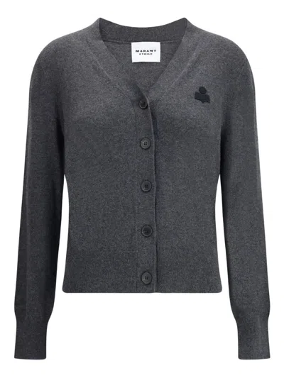 Isabel Marant Étoile Isabel Marant Etoile Karina Cotton Blend Cardigan In Gray
