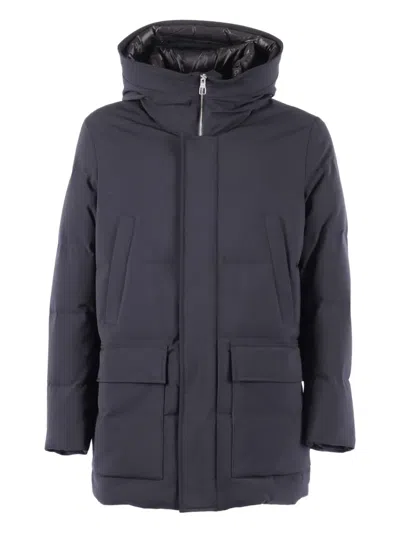 Montecore Men`s Down-filled Parka In Blue