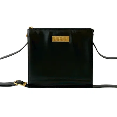 Pre-owned Dior Christian  Black Leather Pochette Shoulder Bag ()