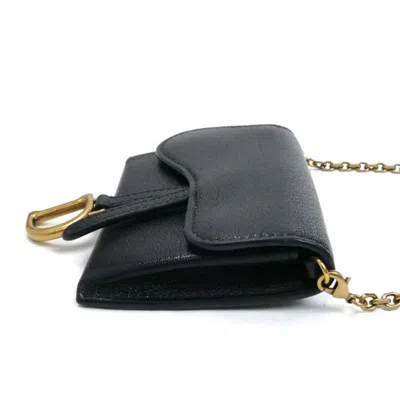 Pre-owned Dior Christian  Black Leather Shoulder Bag ()