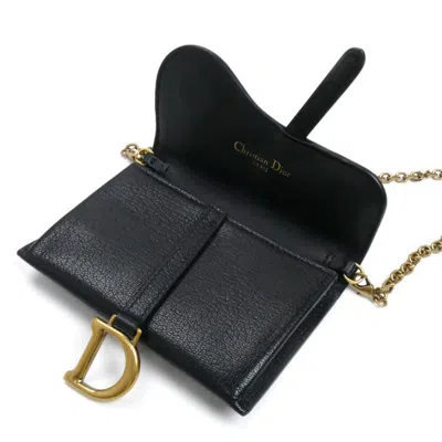 Pre-owned Dior Christian  Black Leather Shoulder Bag ()
