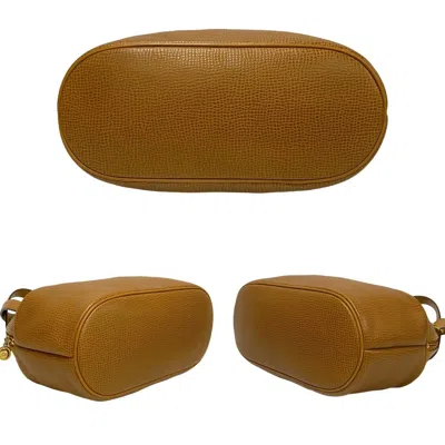 Pre-owned Dior Christian  Brown Leather Boston Bag Handbag ()