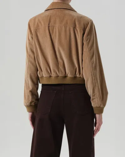 Citizen Of Humanity Lola Eve Bomber In Amber In Brown