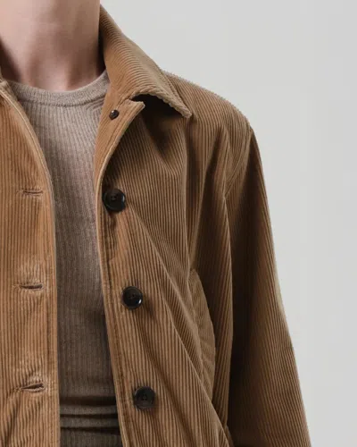 Citizen Of Humanity Lola Eve Bomber In Amber In Brown