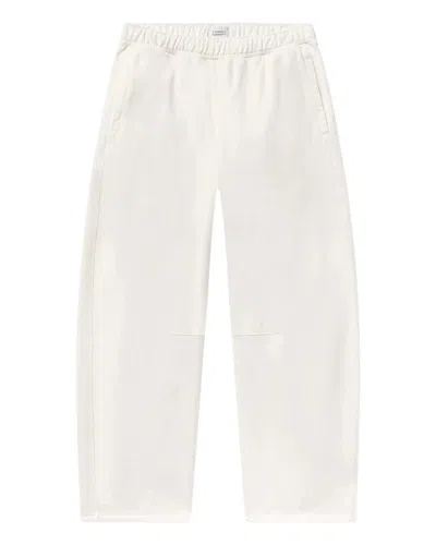 Citizen Of Humanity Miro Cotton-jersey Barrel-leg Track Pants In White