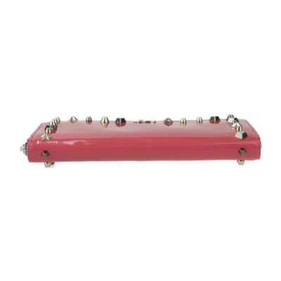 Pre-owned Christian Louboutin Pink Patent Leather Long Wallet (bi-fold) ()