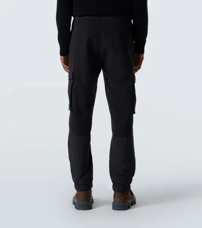 Moncler Cargo Sweatpants In Blue