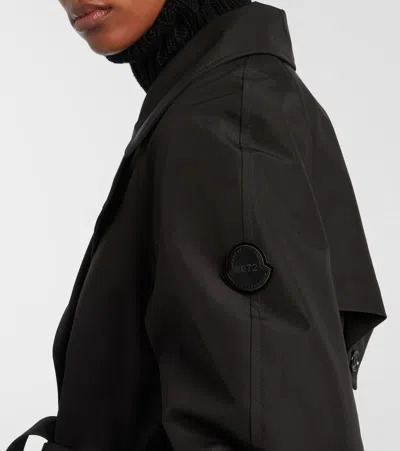 Moncler Genius Moncler X Edward Enninful Zake Technical Trench Coat In Black