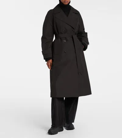 Moncler Genius Moncler X Edward Enninful Zake Technical Trench Coat In Black