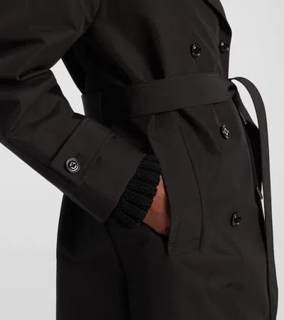 Moncler Genius Moncler X Edward Enninful Zake Technical Trench Coat In Black