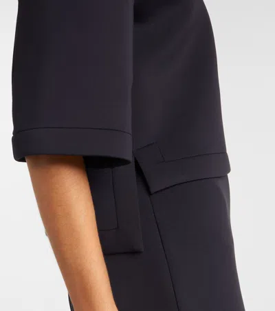 Moncler Genius Moncler X Ee72 By Edward Enninful Neoprene T-shirt In Black