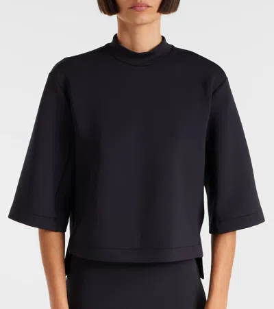 Moncler Genius Moncler X Ee72 By Edward Enninful Neoprene T-shirt In Black