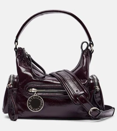 Stella Mccartney Dartmoor Shoulder Bag Adjustable Strap In Burgundy