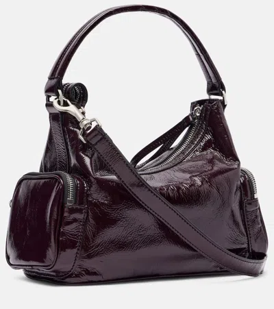 Stella Mccartney Dartmoor Shoulder Bag Adjustable Strap In Burgundy