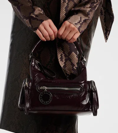 Stella Mccartney Dartmoor Shoulder Bag Adjustable Strap In Burgundy