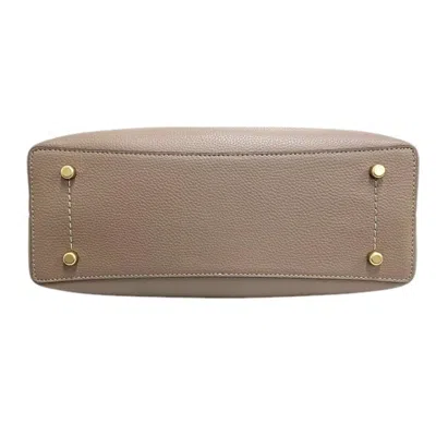 Pre-owned Coach Beige Leather Shoulder Bag ()