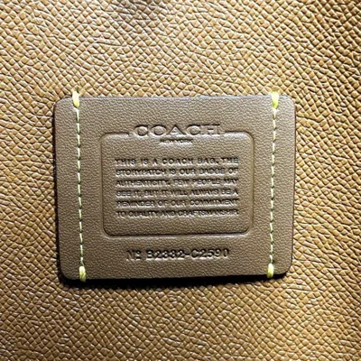 Pre-owned Coach Beige Leather Shoulder Bag ()