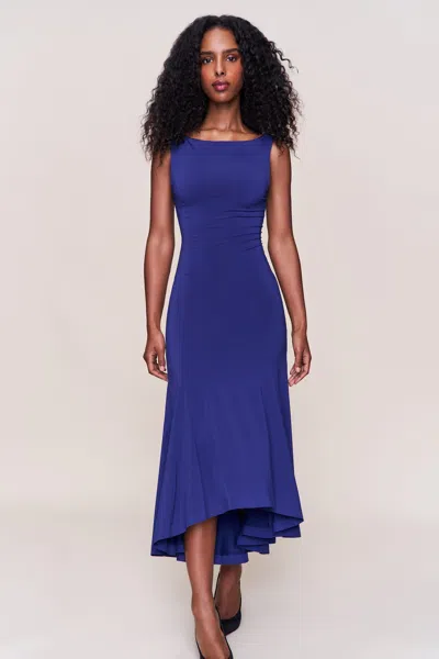 Danielle Guizio Ny Daye Midi Dress In Blue