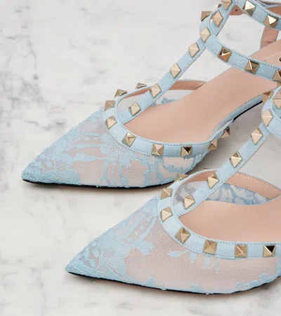 Valentino Ankle Strap In Blue