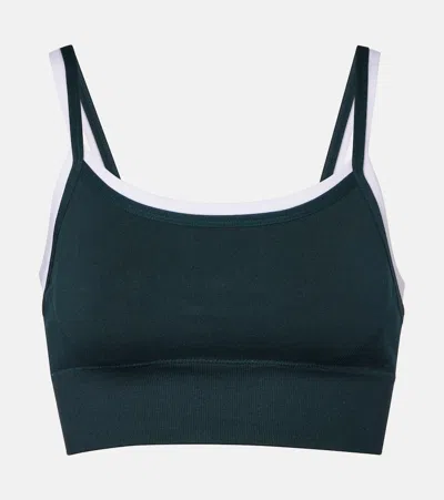 The Upside Form Seamless Maddie Bra In Racing Green In Green