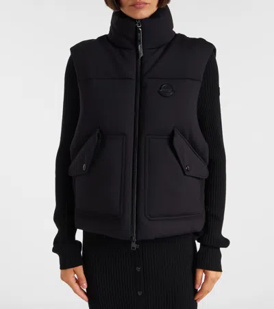 Moncler Genius Otis 4 Moncler Edward Enninful Ee72 Sleeveless Down Jacket In Black