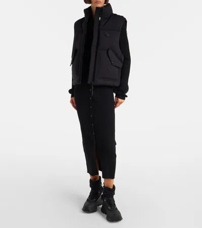 Moncler Genius Otis 4 Moncler Edward Enninful Ee72 Sleeveless Down Jacket In Black