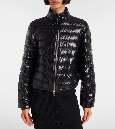 Moncler Genius Moncler X Edward Enninful Knut Short Glossy Down Jacket In Black