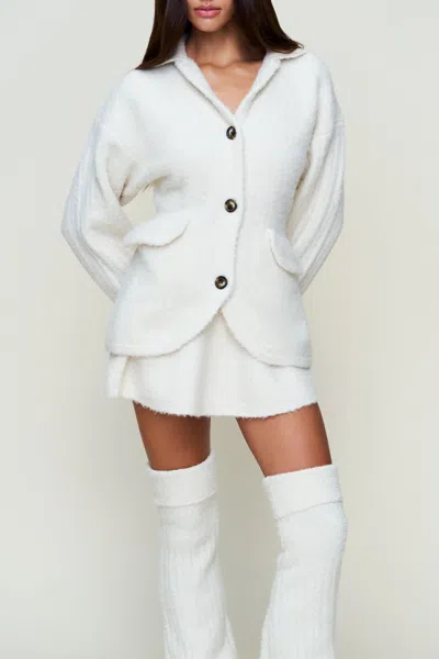 Danielle Guizio Ny Kate Jacket In White