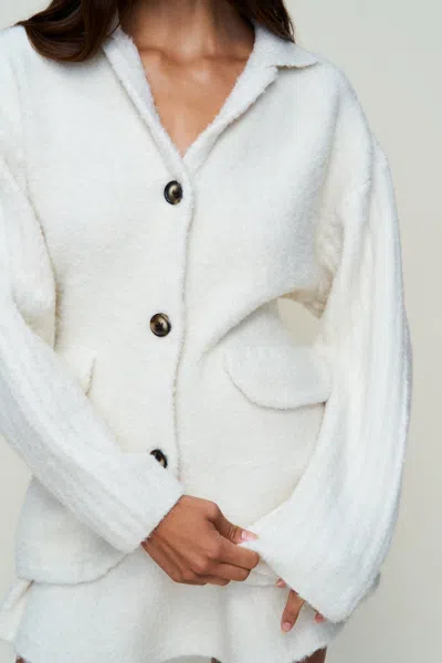 Danielle Guizio Ny Kate Jacket In White