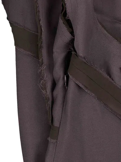 Attico Abito Midi Asimmetrico Con Dettaglio Attorcigliato In Gray