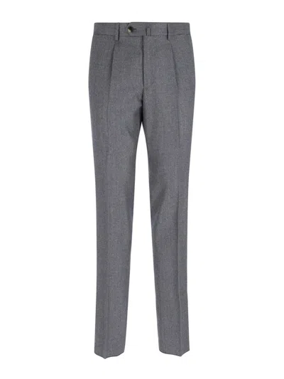 Caruso Tailored Grey Suit With Two-button Blazer In Gray