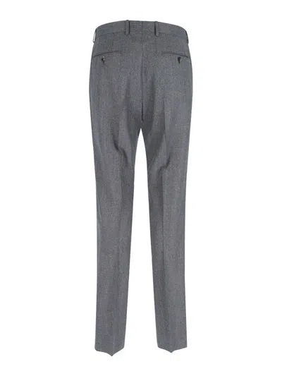 Caruso Tailored Grey Suit With Two-button Blazer In Gray