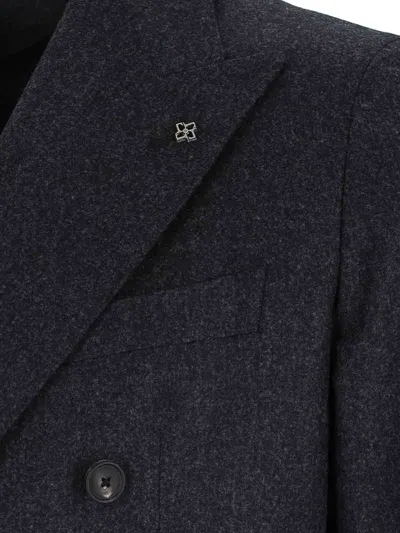 Tagliatore Tailored Double-breasted Jacket Notch Lapel In Multi