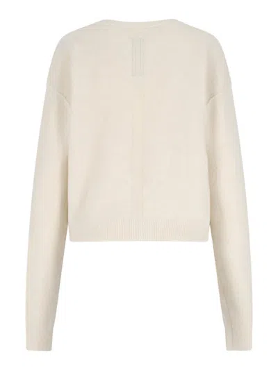 Rick Owens Alpaca And Wool Blend Sweater In Neutral
