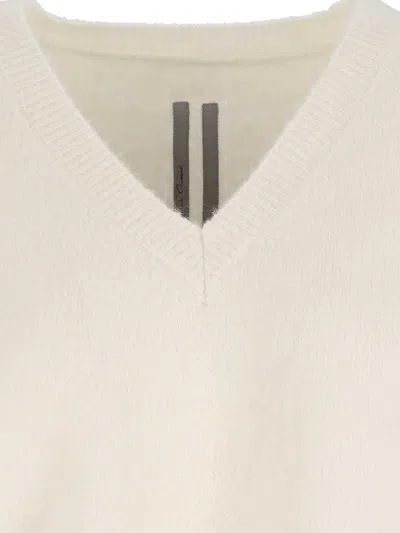 Rick Owens Alpaca And Wool Blend Sweater In Neutral