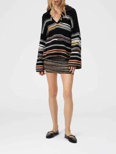 Missoni Oversized Striped Intarsia Sweater In Multi