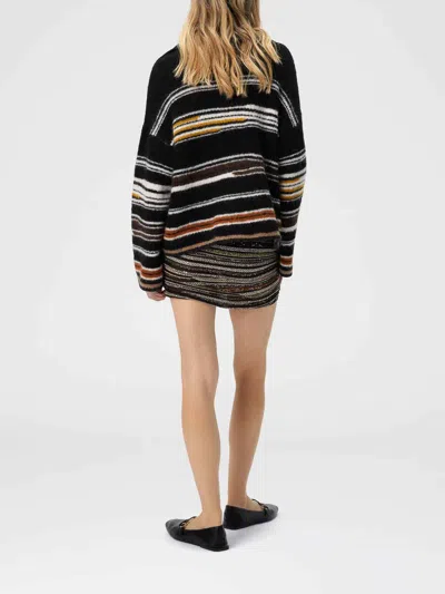 Missoni Oversized Striped Intarsia Sweater In Multi