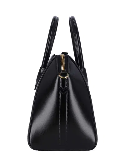 Givenchy Borsa A Mano Antigona Piccola In Pelle Cioccolato  Donna In Black