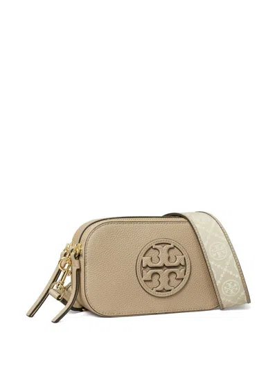 Tory Burch Mini Leather Camera Bag With Adjustable Strap In Pink