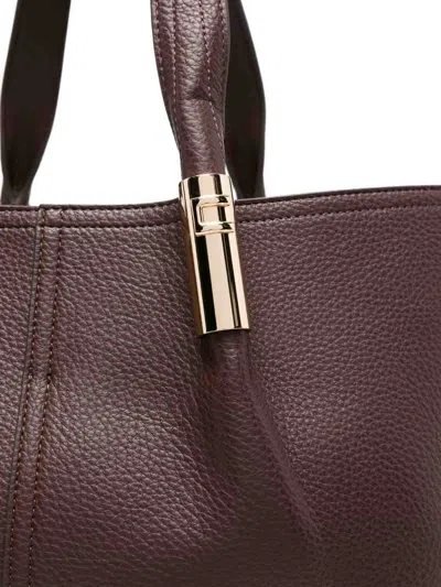 Elisabetta Franchi Shopping Bag In Brown