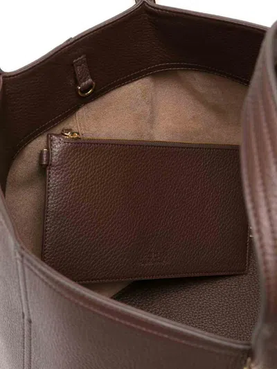 Elisabetta Franchi Shopping Bag In Brown