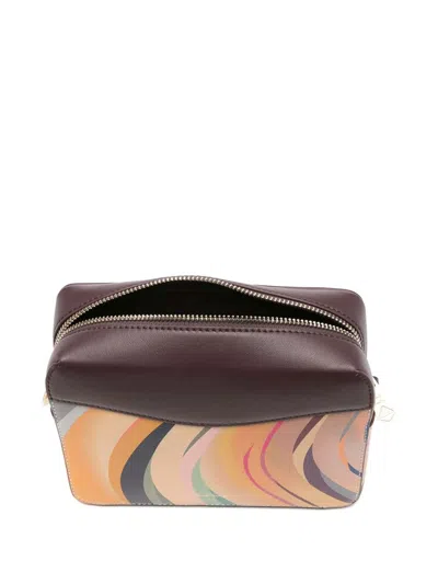 Paul Smith Dusky Swirl-pattern Leather Cross Body Bag In Multi